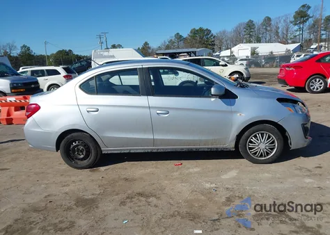 2019 Mitsubishi Mirage G4 Es z USA, uszkodzony, nr VIN ML32F3FJ0KHF17947